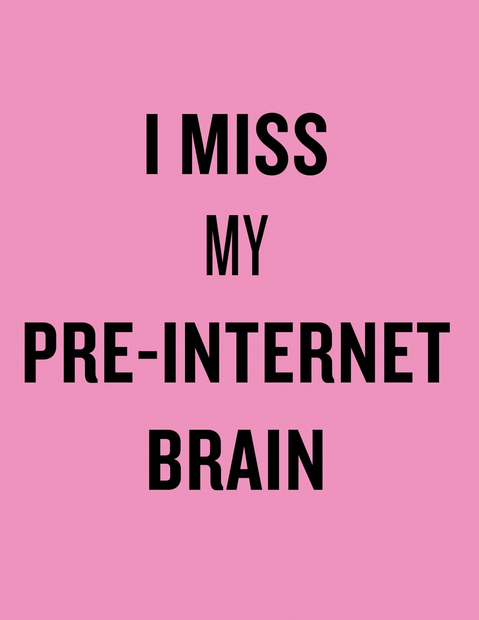 I miss my Pre Internet Brain press page