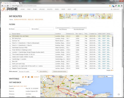 ridewithgps to strava